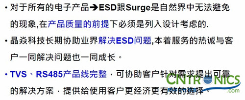 安防影音監控產品存在的ESD、浪涌問題