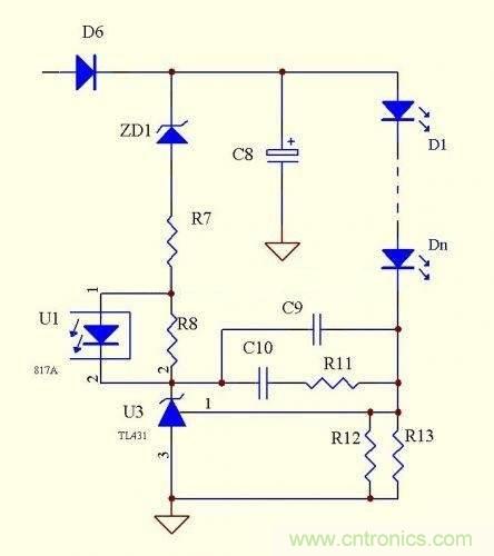 LED驅動電源：3個電路巧妙利用TL431來恒流！