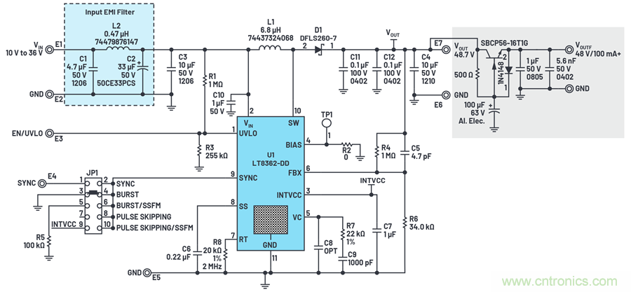 讓我們做一個超低噪聲、48 V、幻像麥克風電源怎么樣？