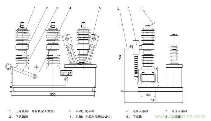 高壓斷路器的操作結(jié)構(gòu)有哪幾種？和隔離開(kāi)關(guān)有什么區(qū)別？