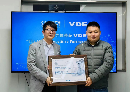 榮耀加冕！榮湃半導體榮獲VDE頒發“最具競爭力合作伙伴獎”
